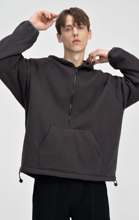 DROP SHOULDER HOODIE