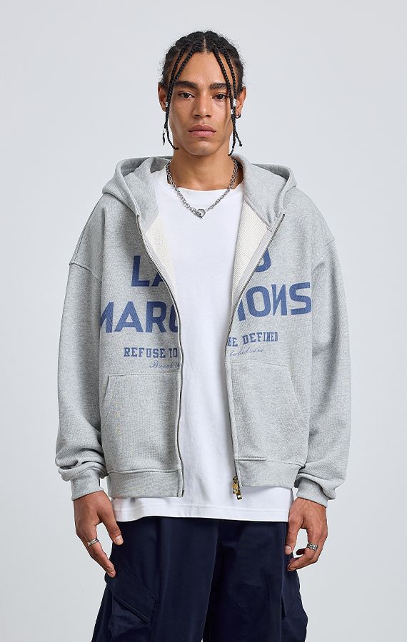 MEN'S ZIPPER HOODIE