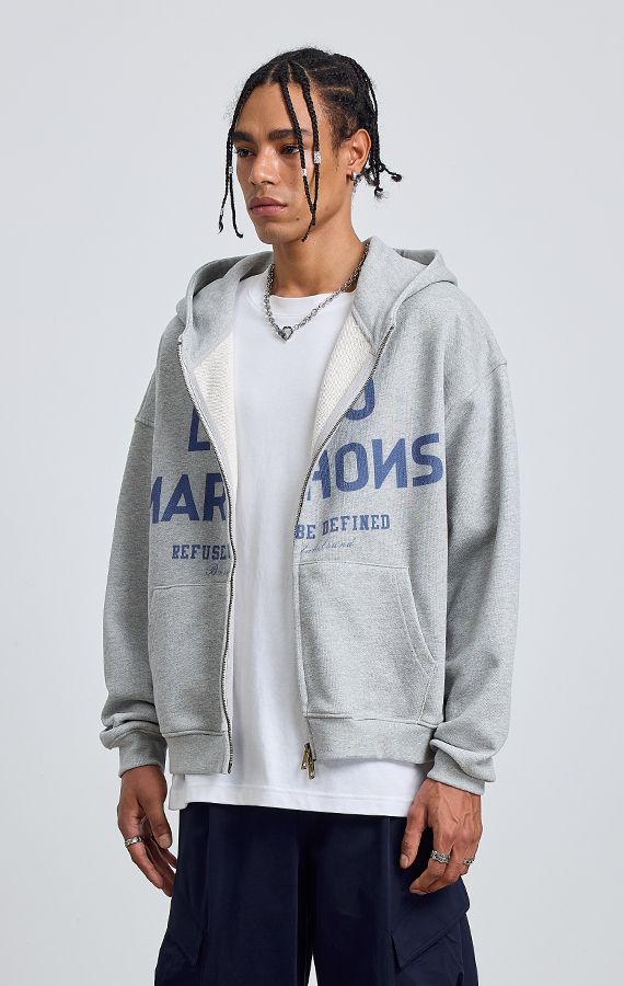MEN'S ZIPPER HOODIE