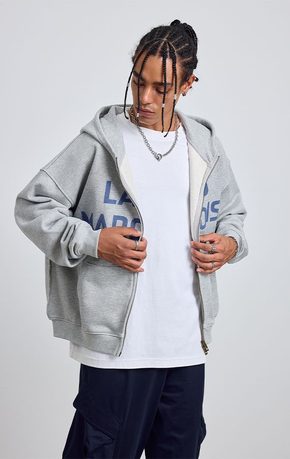 MEN'S ZIPPER HOODIE
