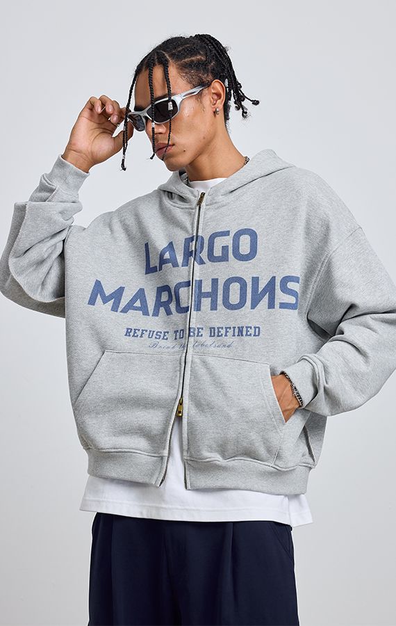 MEN'S ZIPPER HOODIE