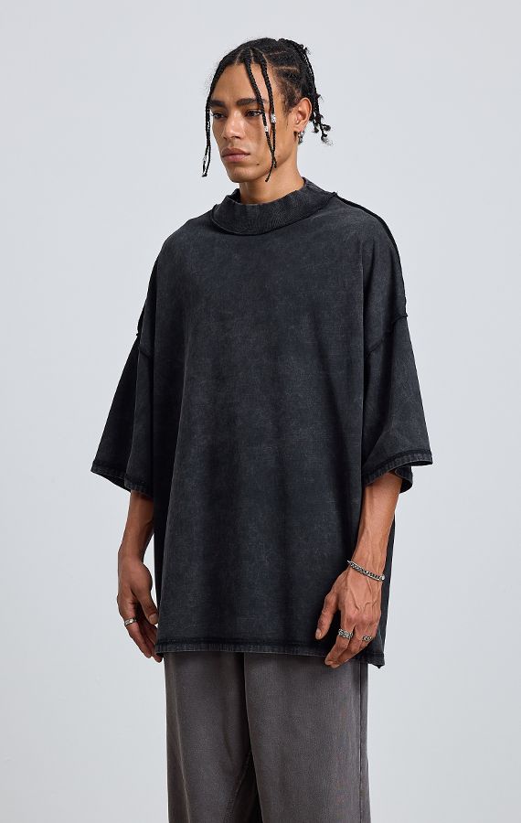 ACID WASH BOXY T-SHIRT