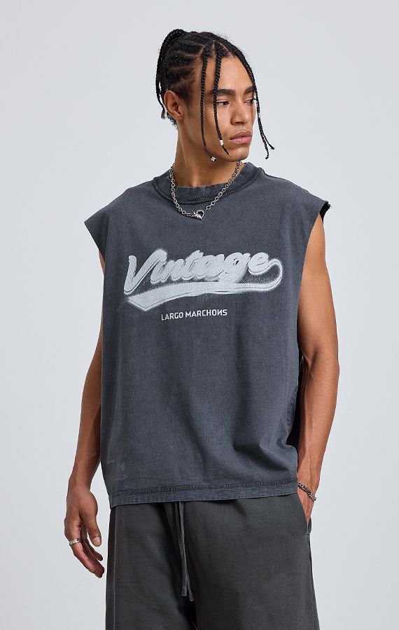 MEN'S SLEEVELESS T-SHIRT