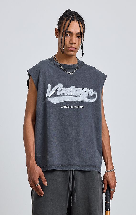 MEN'S SLEEVELESS T-SHIRT